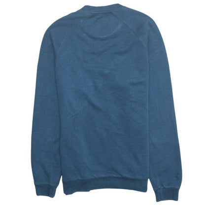 Diesel Men’s Blue Cotton Crew Neck Pullover Jumper Size M