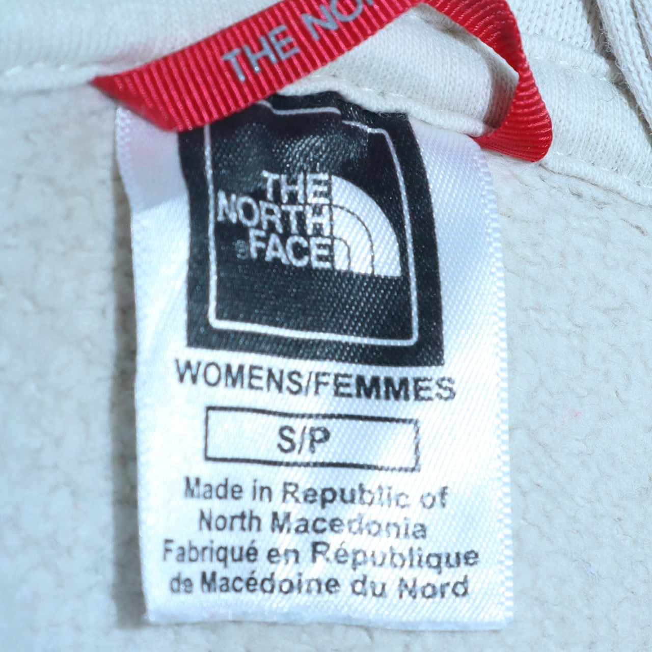 The North Face Womens White Small Pullover Hoodie Cotton Casual