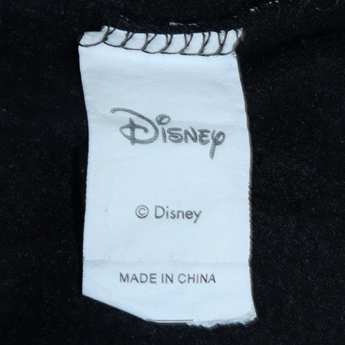 Disney Women Black XL Crew Neck Pullover Sweatshirt Mickey Print