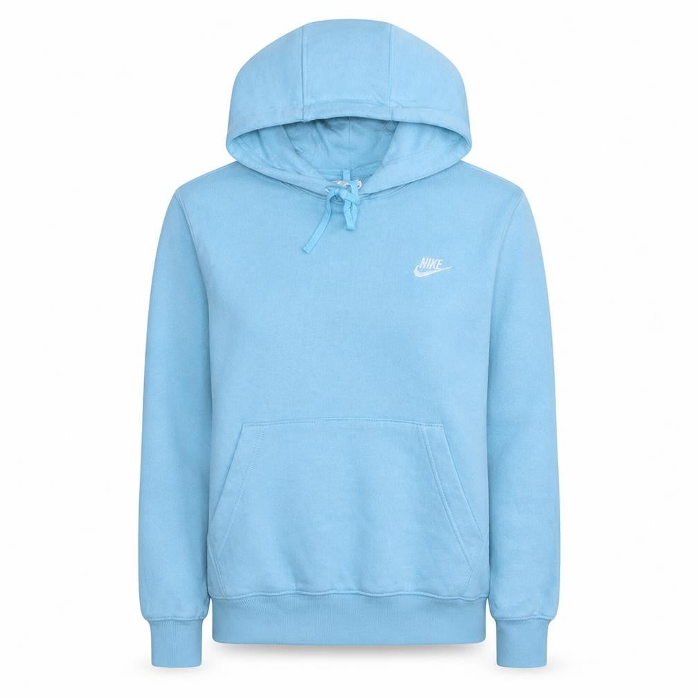 Nike Women’s Blue Pullover Hoodie Small Fleece Lined Casual Sweatshirt
