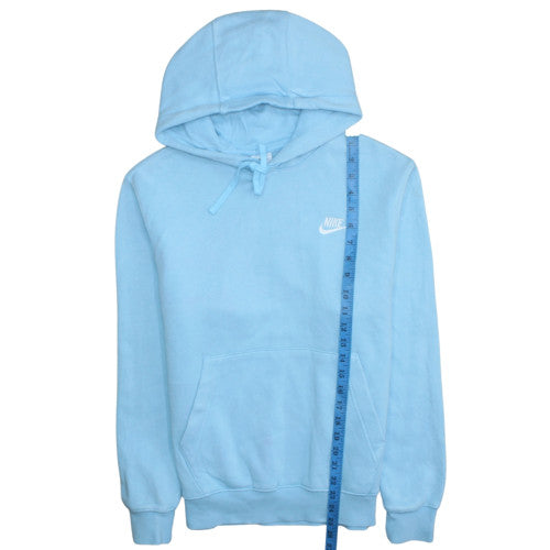 Nike Women’s Blue Pullover Hoodie Small Fleece Lined Casual Sweatshirt