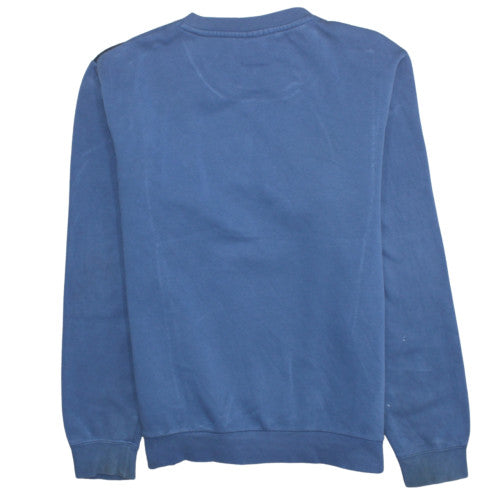 Nike Men's Blue Pullover Crew Neck Logo Sweatshirt Size S