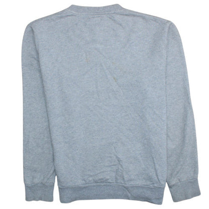 Levi's Men's Grey Crew Neck Sweatshirt Medium Logo Print Cotton Blend