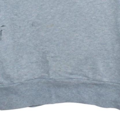 Levi's Men's Grey Crew Neck Sweatshirt Medium Logo Print Cotton Blend