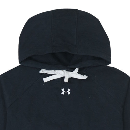Under Armour Men's Black Pullover Hoodie Small Loose Fit Sportswear