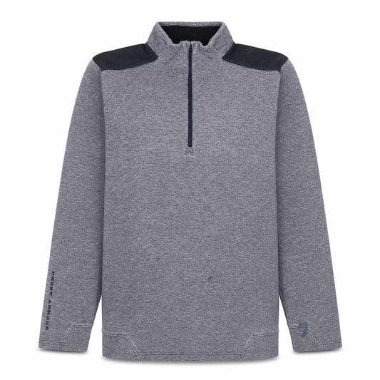 Under Armour Mens Grey 1/2 Zip ColdGear Sweatshirt M