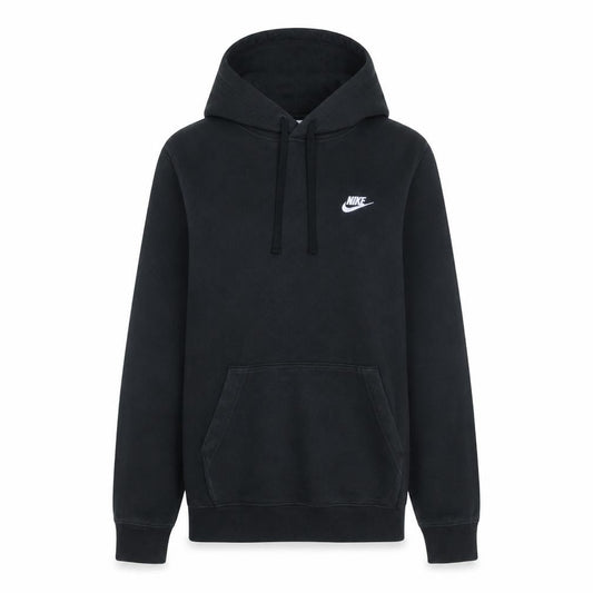 Nike Women's Black Small Tall Pullover Hoodie with Logo Pocket