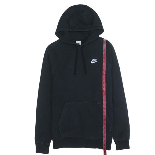 Nike Women's Black Small Tall Pullover Hoodie with Logo Pocket