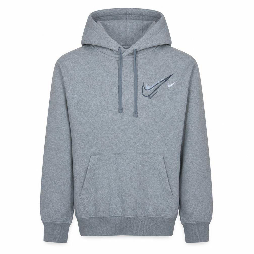 Nike Mens Grey XS Pullover Hoodie Sweatshirt Logo Fleece