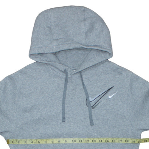 Nike Mens Grey XS Pullover Hoodie Sweatshirt Logo Fleece