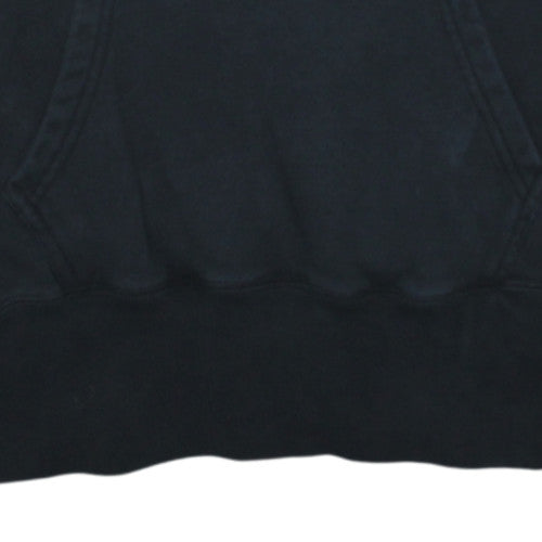 Nike Womens Black Sportswear Pullover Hoodie Size 12/14 Cotton Blend