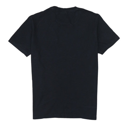 Champion Men's Black Small Cotton Crew Neck Sports T-Shirt