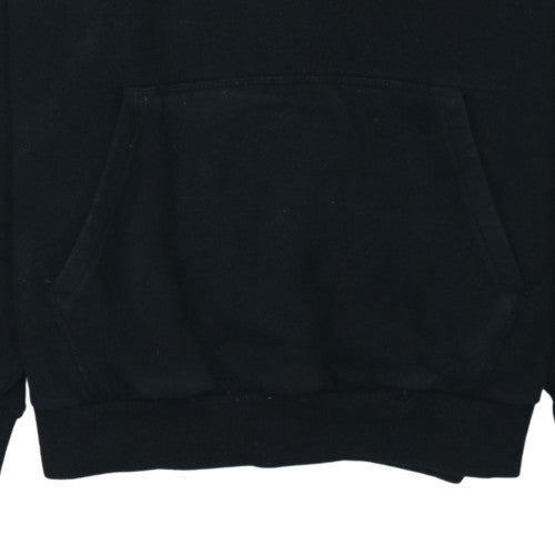 Ellesse Womens Black UK 12 Pullover Hoodie With Logo Front