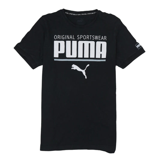 Puma Men's Black Original Sportswear Graphic T-Shirt Size M