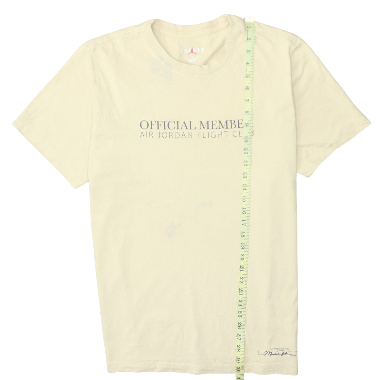 Jordan Men's Beige XL Air Jordan Flight Club Graphic T-Shirt