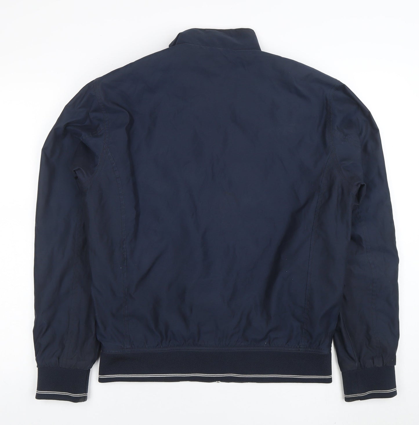 Marks and Spencer Men's Blue Bomber Jacket Small Regular Fit