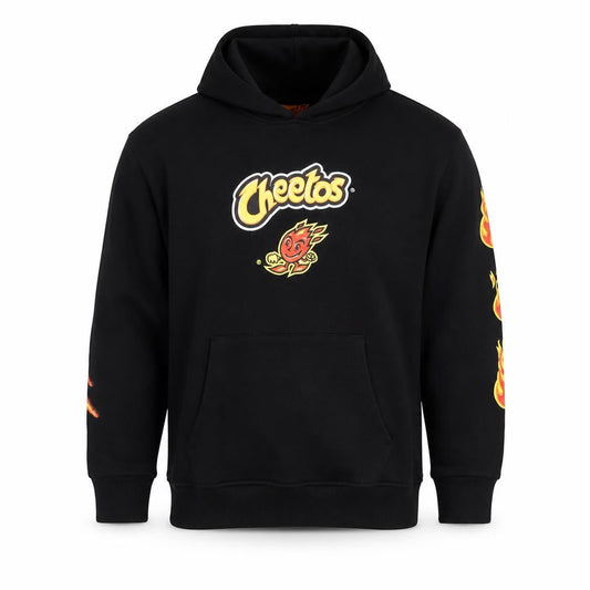 Cheetos Men's Black 3XL Pullover Hoodie Graphic Fleece Sweatshirt