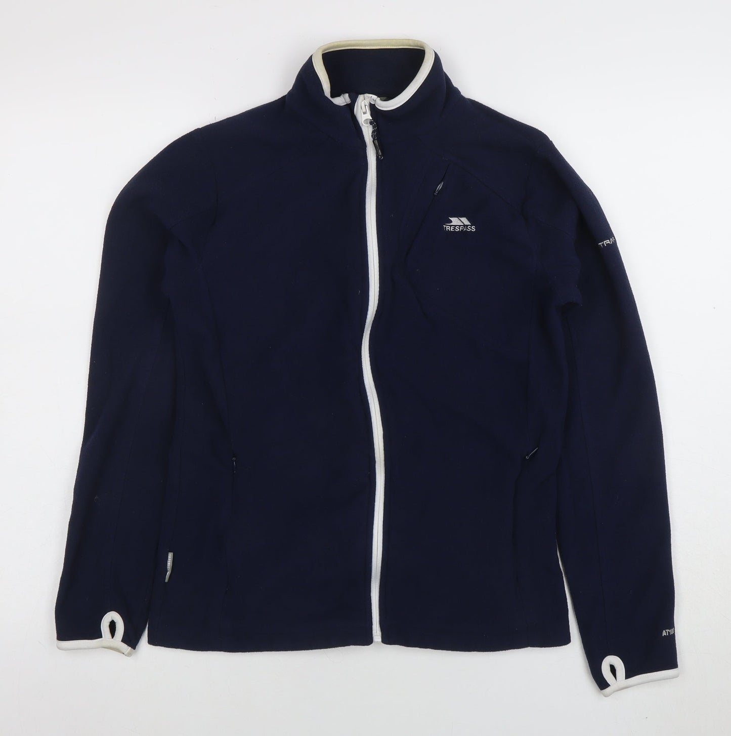 Trespass Women's Blue Fleece Full Zip Jacket Size 14