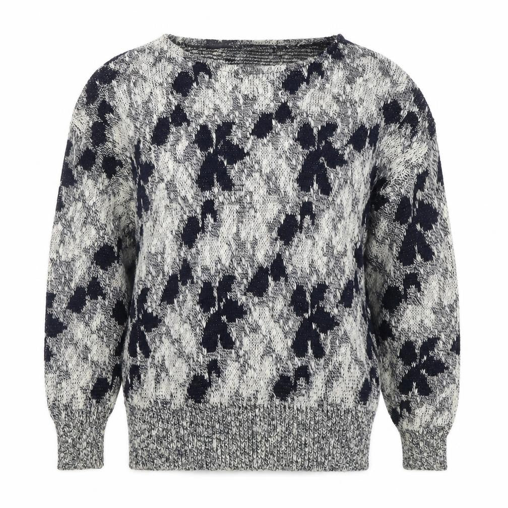 Marks & Spencer Women’s Blue Floral Knit Jumper Size 16-18