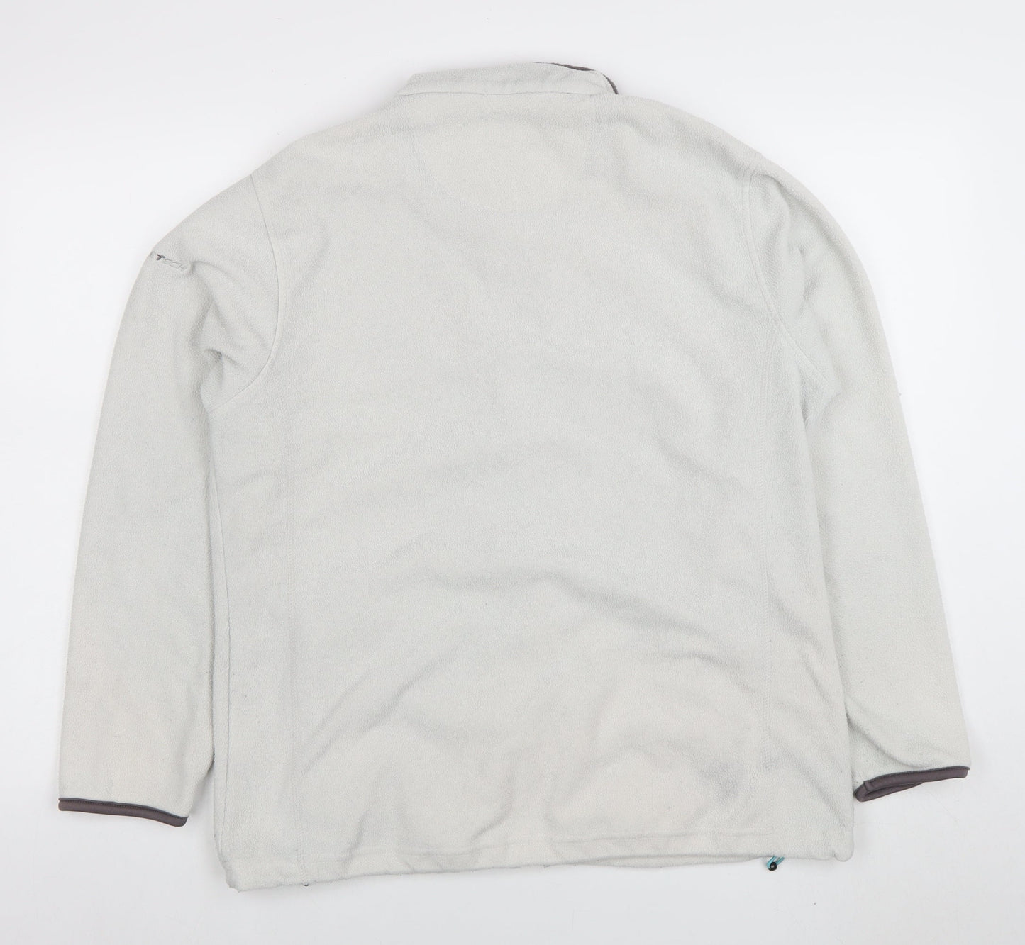 Regatta Womens Grey Fleece Full Zip Jacket Size 16