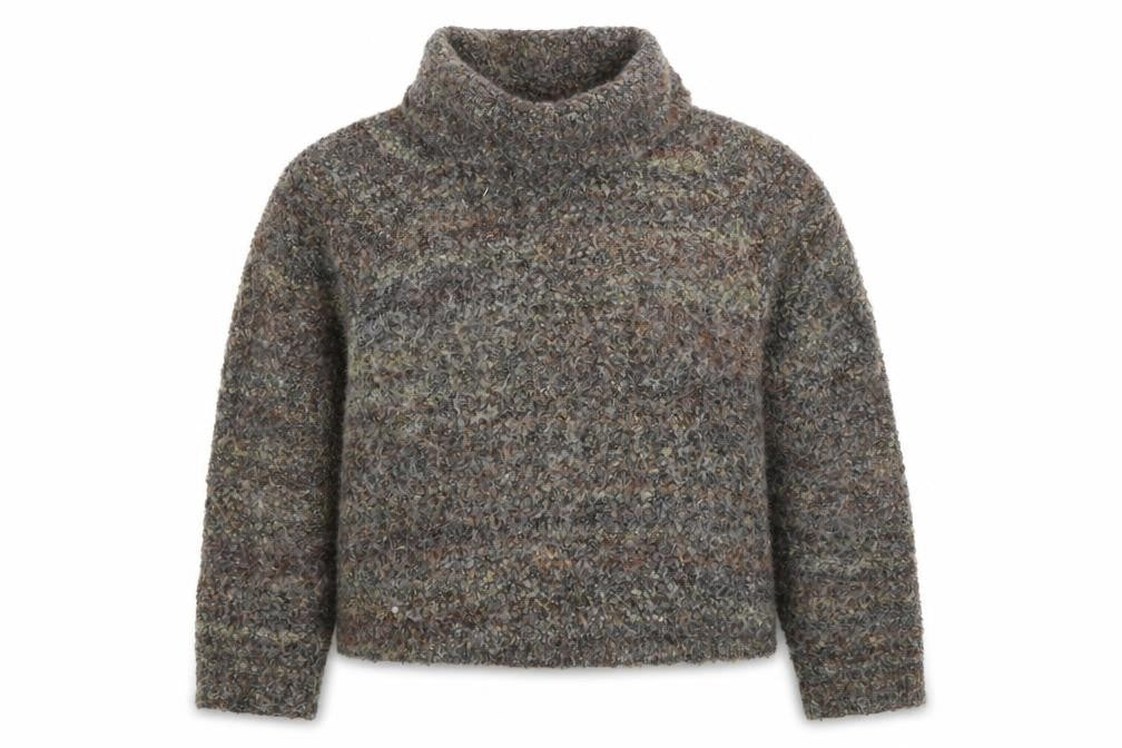 Williams Rast Womens Grey Roll Neck Chunky Knit Jumper Size L