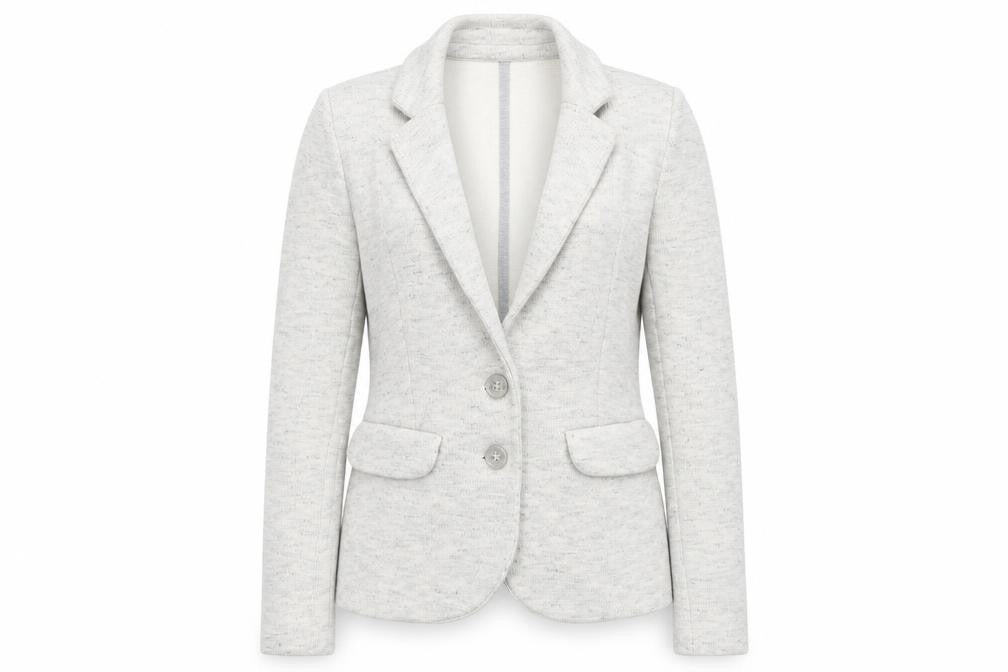 Whistles Womens Beige Cotton Blend Two-Button Blazer UK 6