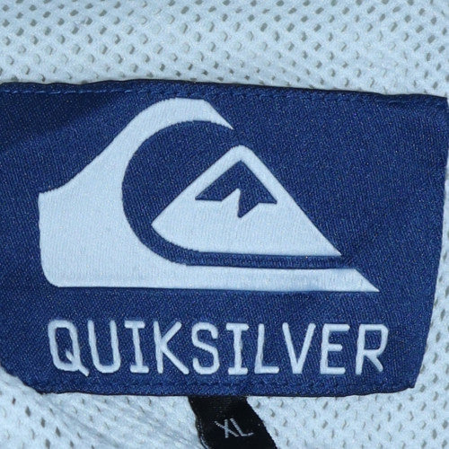 Quiksilver Mens Beige XL Lightweight Windbreaker Jacket