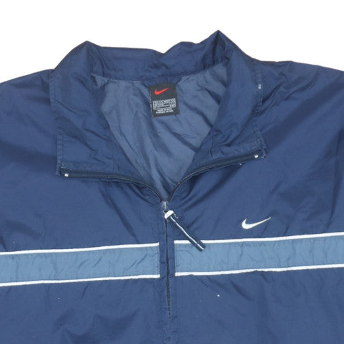 Nike Men’s Blue 2XL Windbreaker Jacket Retro Sports Style