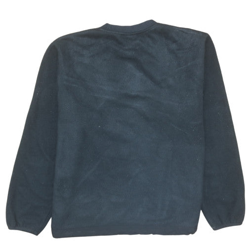 Nike Men's Black Fleece Pullover Sweatshirt L Logo Crew Neck