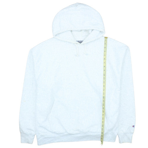 Champion Men’s White 2XL Pullover Hoodie Fleece Sweatshirt