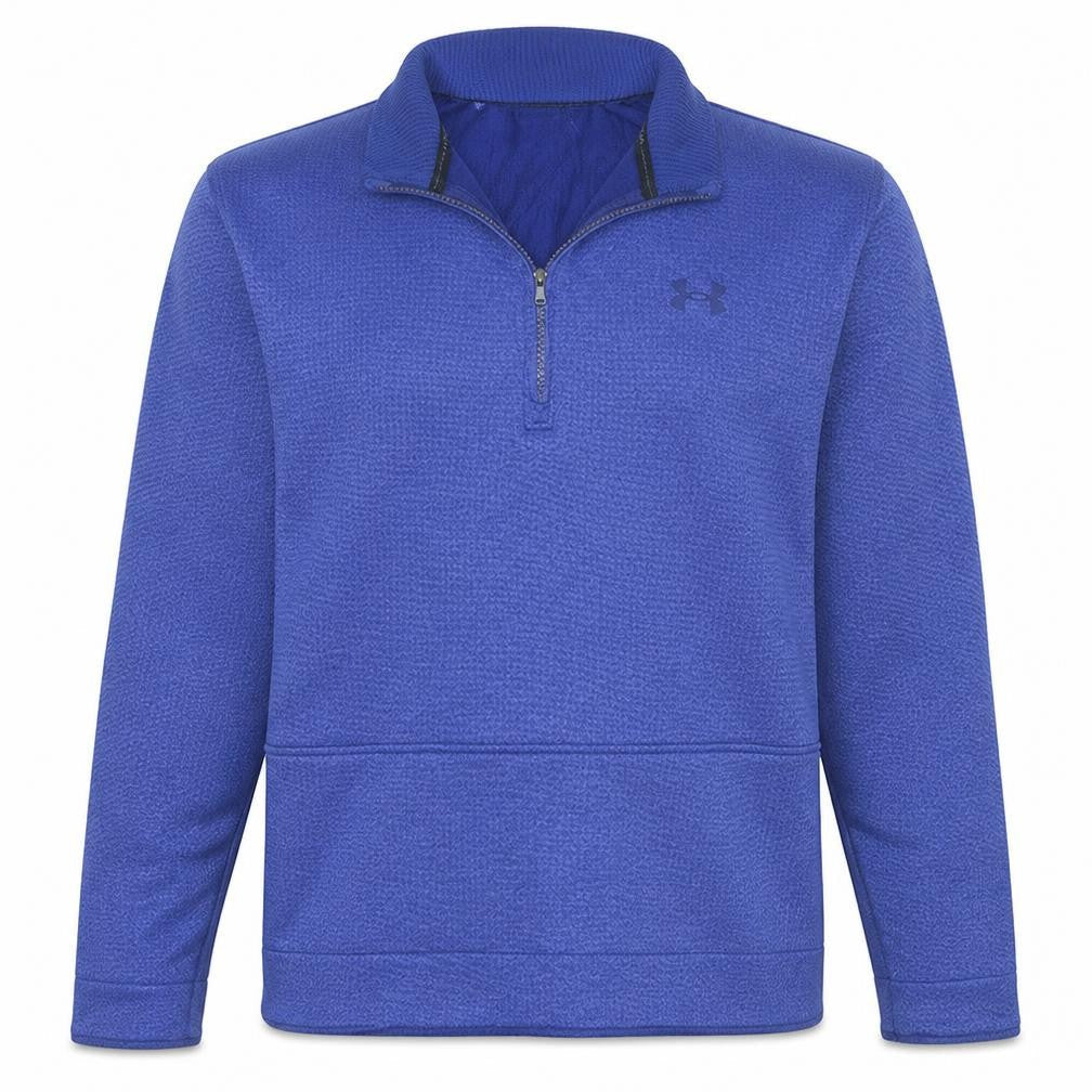 Under Armour Men's Blue Medium 1/4 Zip ColdGear Sweatshirt