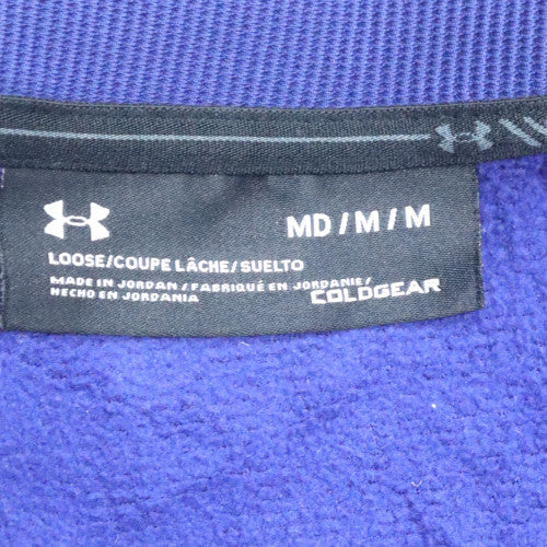 Under Armour Men's Blue Medium 1/4 Zip ColdGear Sweatshirt
