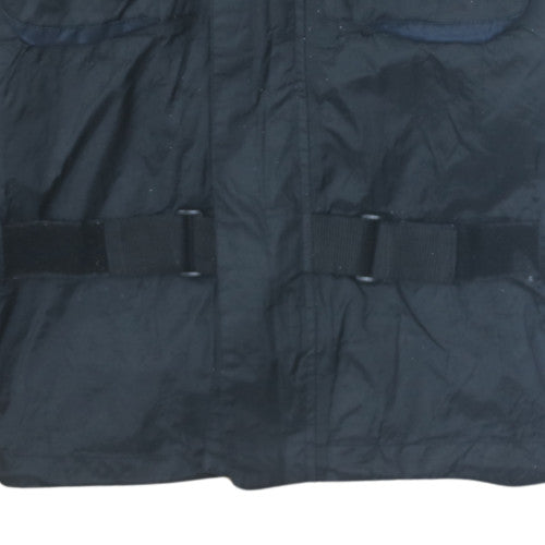 Explorer Men's Black L Waterproof Belted Motorcycle Jacket