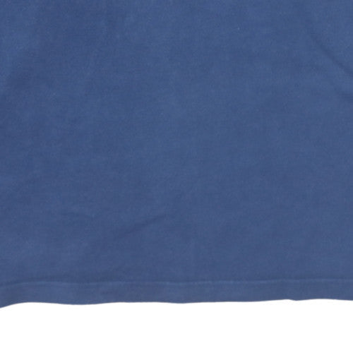 Adidas Men's Blue Crew Neck Pullover Sweatshirt Size M