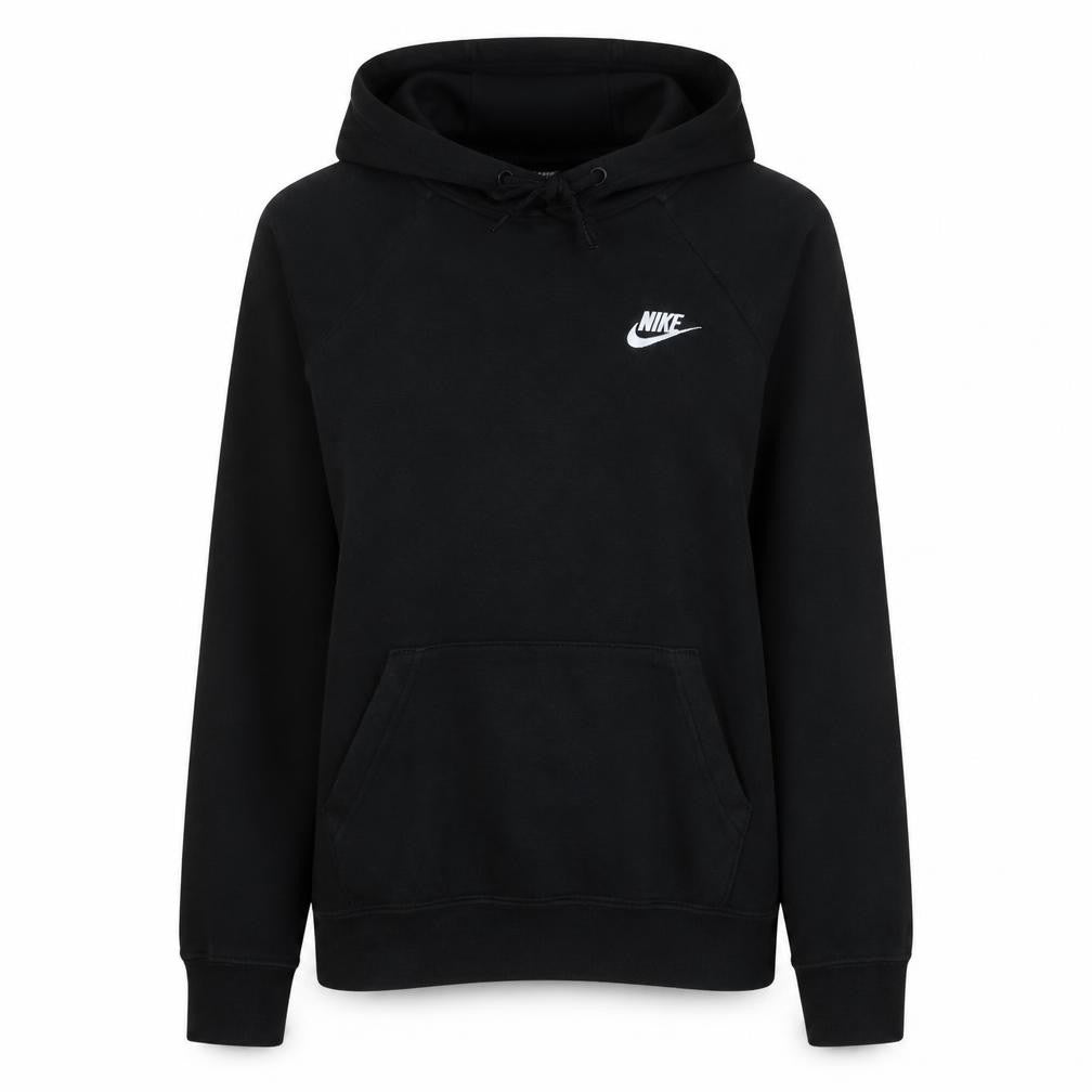 Nike Women's Black XS Pullover Hoodie Sweatshirt Cotton Blend