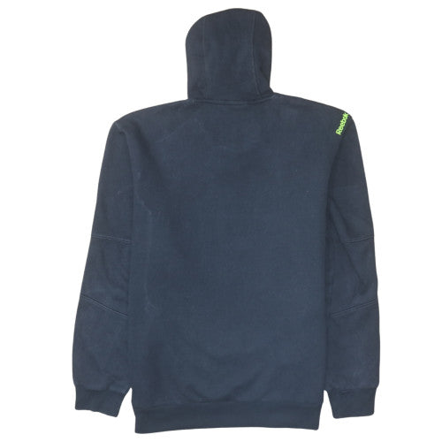 Reebok Men's Black XL Pullover Hoodie Fitness Graphic Fleece