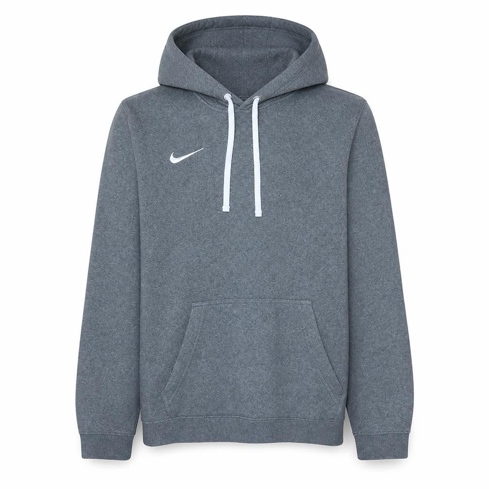 Nike Men's Grey Pullover Hoodie Medium Fleece Athletic Classic