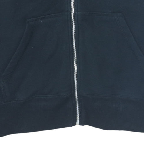 Nike Men's Black Full Zip Hoodie Large Fleece Pullover Sweatshirt