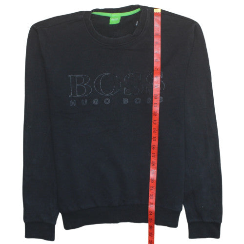 Hugo Boss Men's Black Modern Fit Crew Neck Sweatshirt Size M