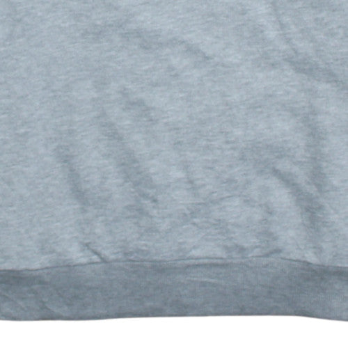 Guess Mens Grey 2XL Crew Neck Logo Pullover Sweatshirt