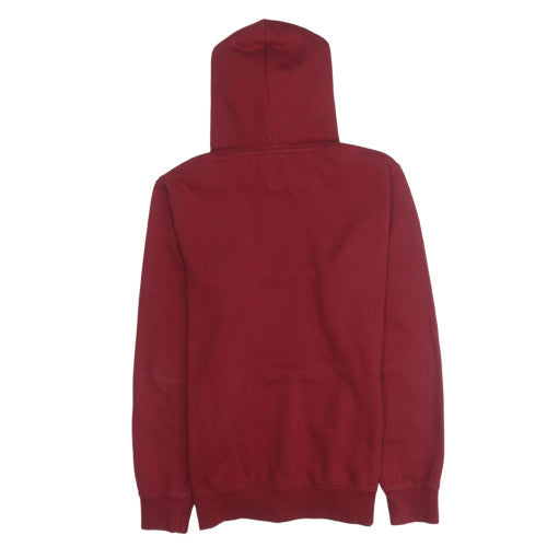 Champion Men's Red Pullover Hoodie Medium Regular Fit Fleece