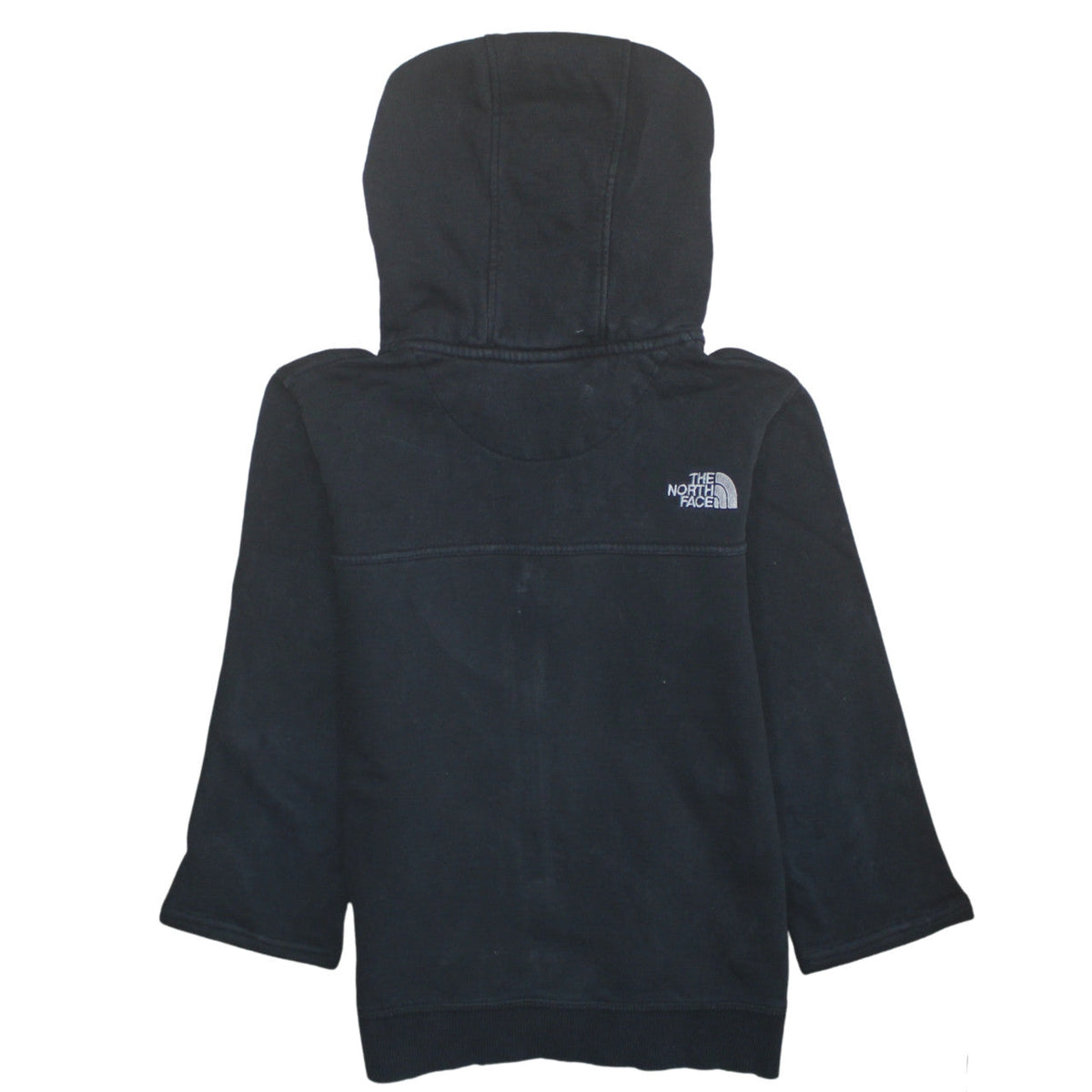 The North Face Boys Black Full Zip Hoodie L/G Cotton Blend Casual