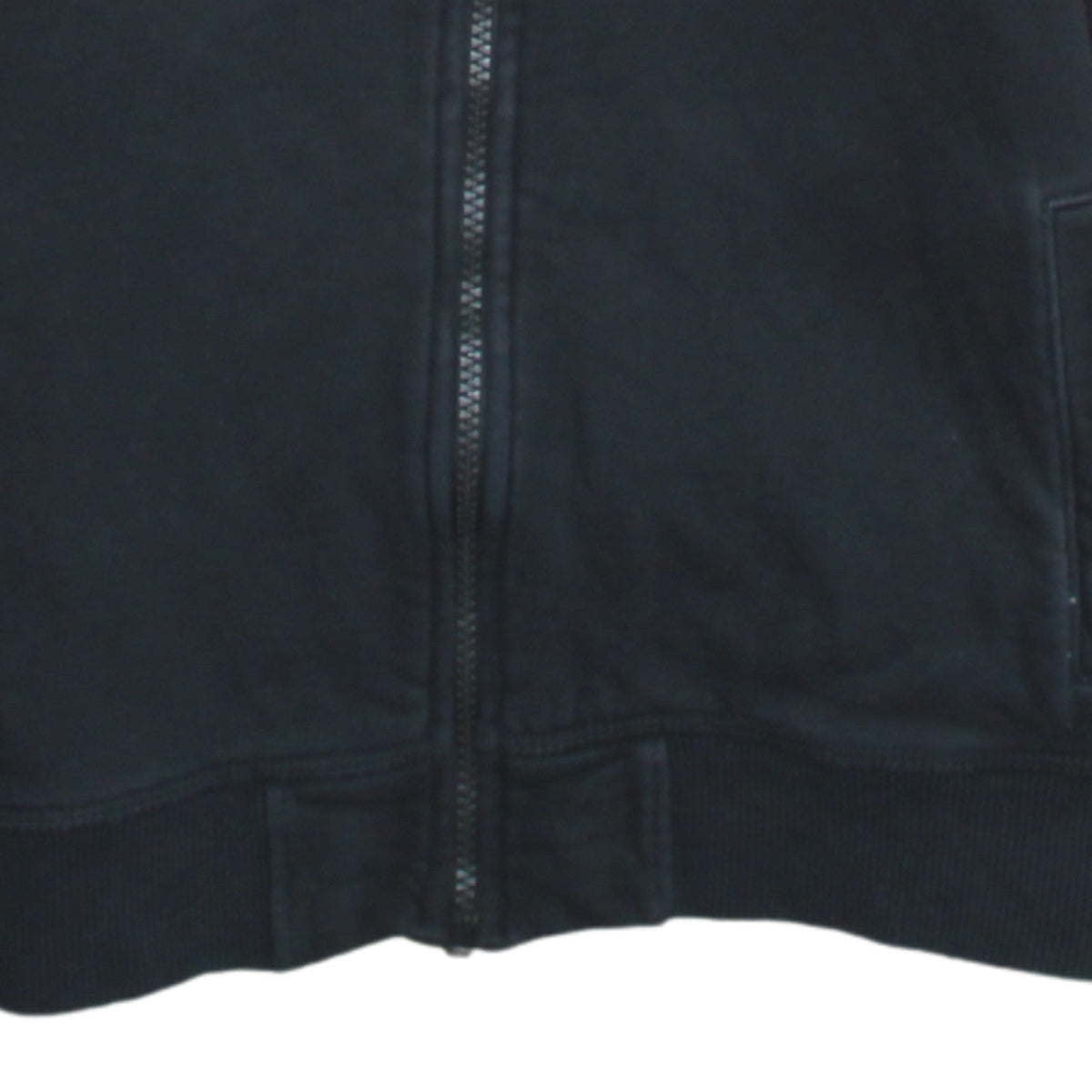 The North Face Boys Black Full Zip Hoodie L/G Cotton Blend Casual