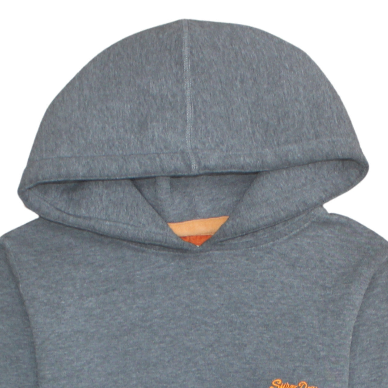 Superdry Men's Grey Pullover Hoodie Size M Classic Logo Sweatshirt