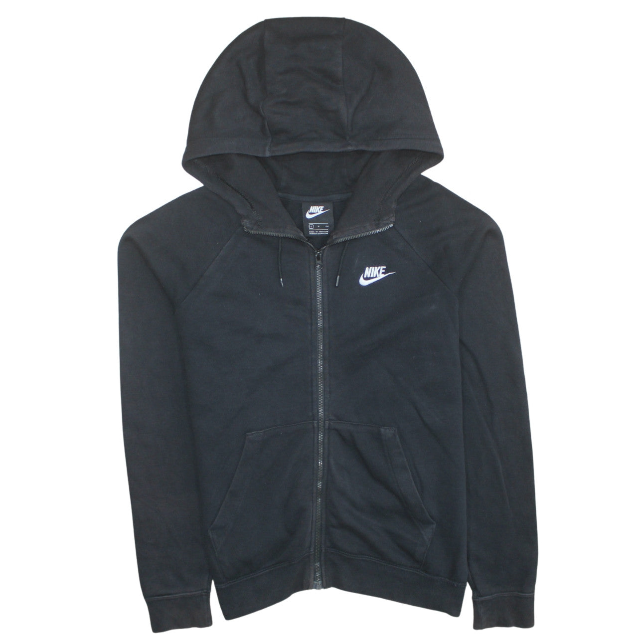 Nike Men's Black Full Zip Hoodie Size S Sportswear Fleece