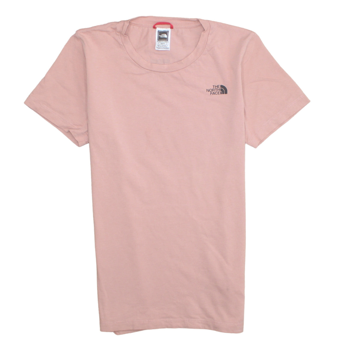 The North Face Womens Pink XS Basic Short Sleeve Cotton T-Shirt