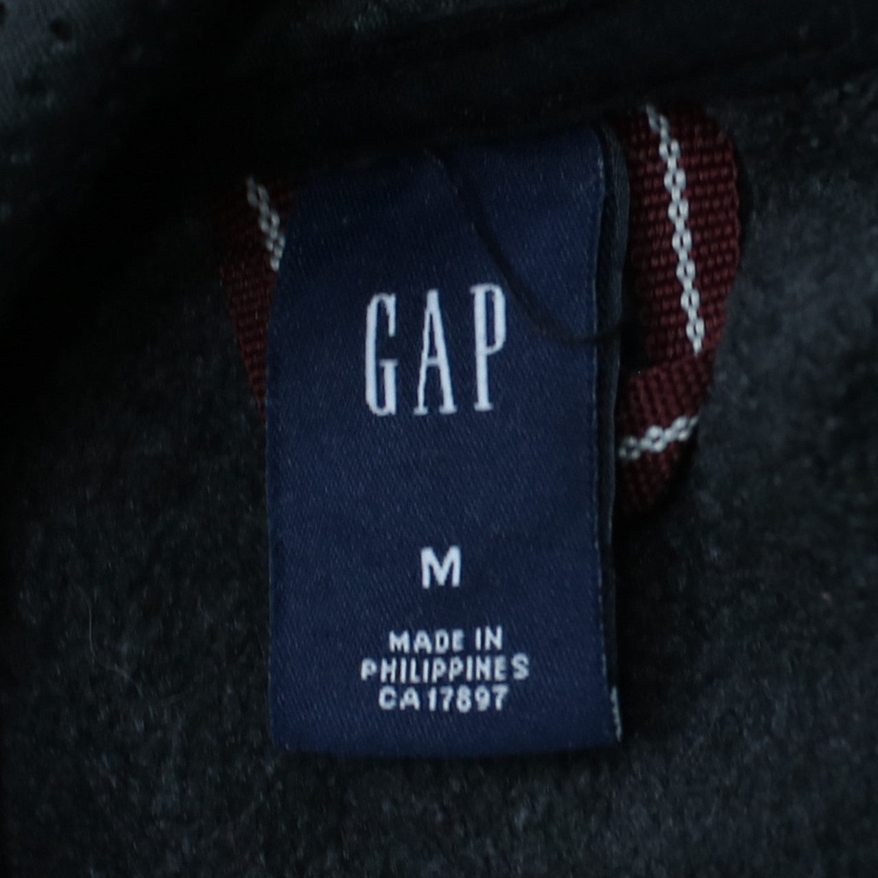 GAP Men's Grey Pullover Hoodie Medium Regular Fit Fleece Logo Sweatshirt