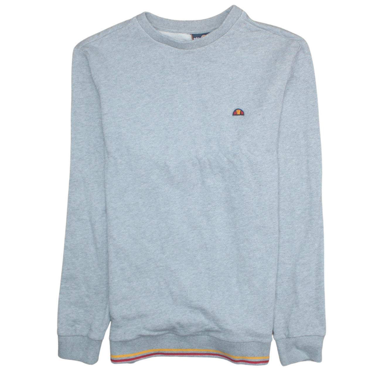 Ellesse Men's Grey Regular Fit Pullover Crew Neck Sweatshirt M