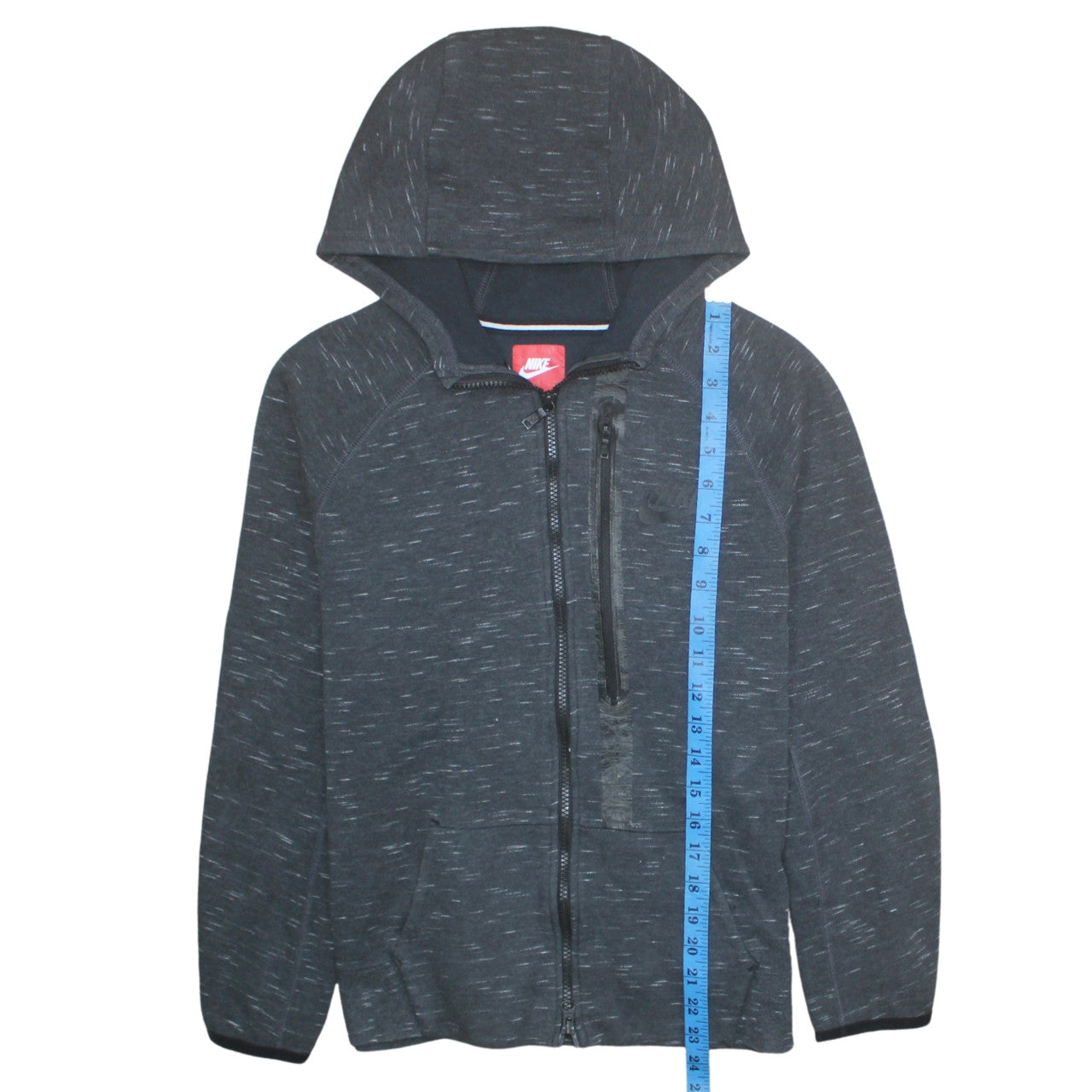Nike Boys Black Full Zip Hoodie XL 13-15 Years Hooded Sweatshirt