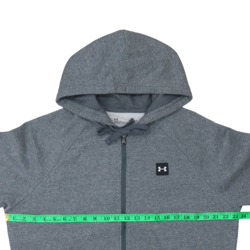 Under Armour Men's Grey Full Zip Hoodie Size M Loose Fit